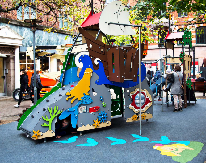 河南户外无动力游乐设备——组合滑梯篇