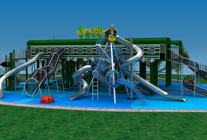 河南不锈钢滑梯厂家对围栏的三个设计要求