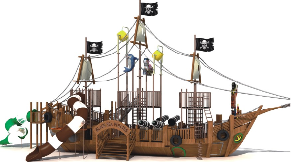 常见的大型户外河南非标定制滑梯的材质都有哪些？